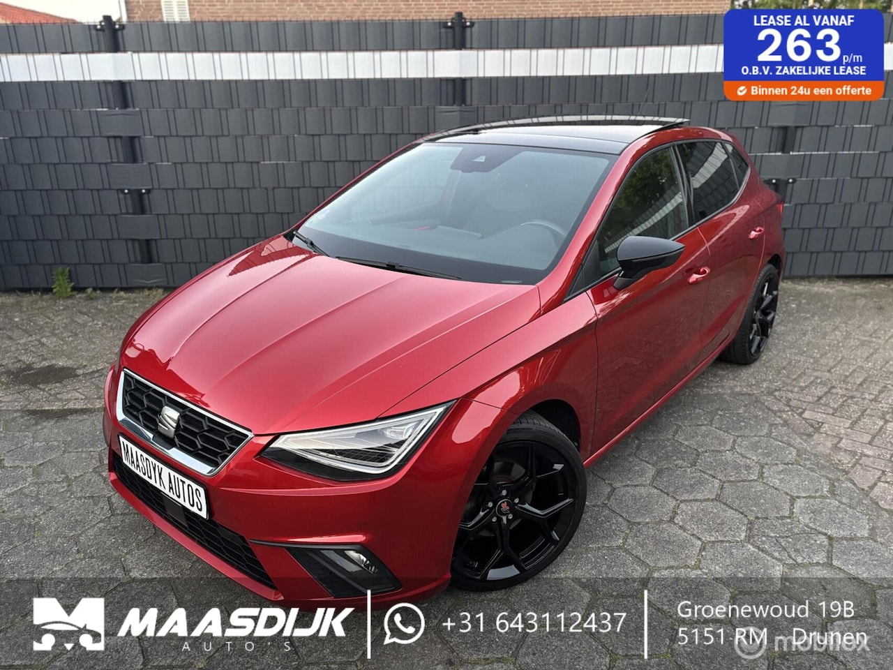SEAT Ibiza - 1.0 TSI FR Virtual Pano Beats Audio Camera PDC - AutoWereld.nl