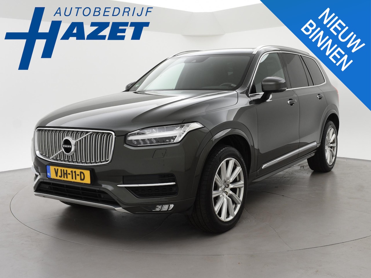 Volvo XC90 - 2.0 D5 AWD 235 PK AUT. GRIJS KENTEKEN INSCRIPTION + ADAPTIVE CRUISE | TREKHAAK | LEDER - AutoWereld.nl
