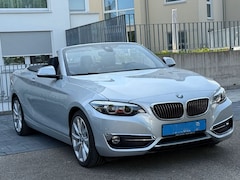 BMW 2-serie Cabrio - 220iA LUXURY * ADAPT. LED, LEDER, NAVI, VERW. STUUR CAMERA, 18-inch LMV * UNFALLFREI - Sle