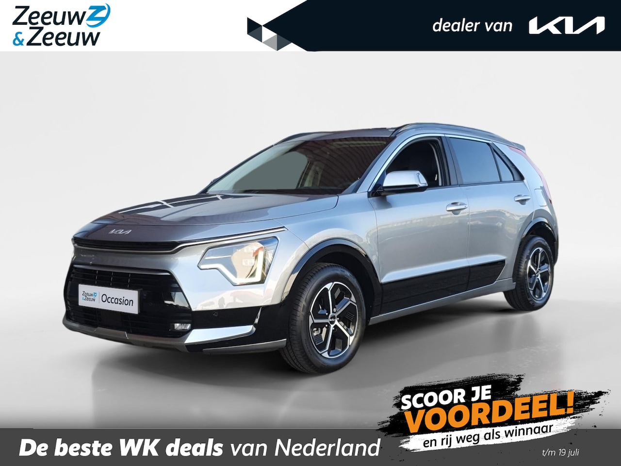 Kia Niro - 1.6 GDi Hybrid DynamicPlusLine | Informeer naar beschikbaarheid | Schuifdak | NU MET €3.00 - AutoWereld.nl