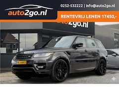 Land Rover Range Rover Sport - 3.0 TDV6 AUT8 BLACK-EDITION PANODAK VOL-LEDER 22 INCH-LMV NAVI CAMERA LED PDC