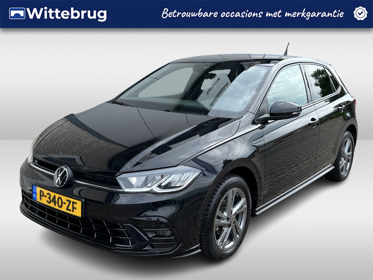 Volkswagen Polo - 1.0 TSI R-Line / 2X R-LINE/ ADAPTIVE CRUISE/ LED/ PARKEER SENSOREN V+A/ APP CONNECT/ DAB/ - AutoWereld.nl