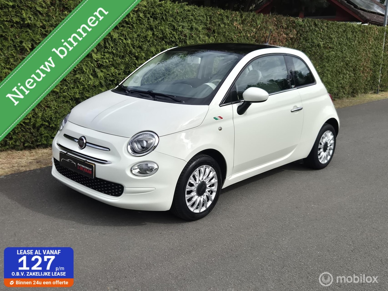 Fiat 500 - 1.2 Lounge Grootbeeld Navi Climate-control Pdc - AutoWereld.nl