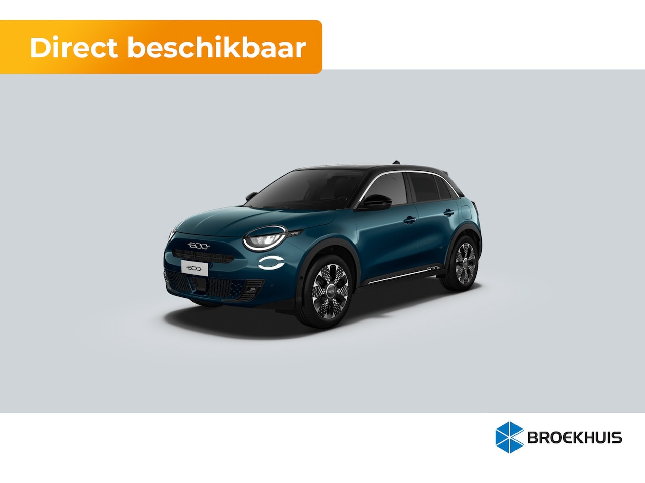 Fiat 600e - La Prima | 10,25" touchscreen radio met Bluetooth, DAB & USB | Adaptive Cruise Control met - AutoWereld.nl