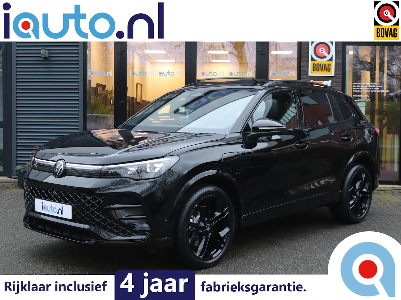 Volkswagen Tiguan - 1.5 eHybrid 272pk R-Line Black Style Pano/IQ.Light HD/360/Keyless/Headup/ACC/DCC/ Dodehoek - AutoWereld.nl