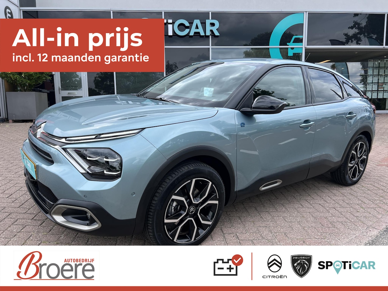 Citroën Ë-C4 - 50 KWh 136 pk Feel Pack Automaat Range tot 320 km Verwarmde voorstoelen, stuurwiel en voor - AutoWereld.nl