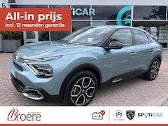 Citroën Ë-C4 - 50 KWh 136 pk Feel Pack Automaat Range tot 320 km Verwarmde voorstoelen, stuurwiel en voor