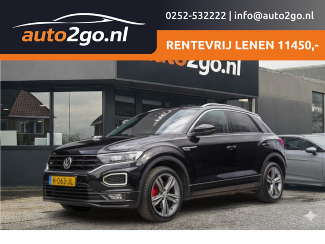 Volkswagen T-Roc - 1.5 TSI AUT7 R-LINE SPORT NAVI DIGIDASH APPLE.CARPLAY 18INCH.LMV PDC ORG.121d.KM!!! - AutoWereld.nl