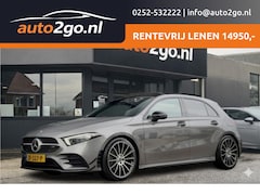 Mercedes-Benz A-klasse - 220 AUT7 35AMG-PAKKET 285PK PANODAK LEDER CAMERA DIGI-DASH APPLE-CARPLAY LED LMV-19INCHE P