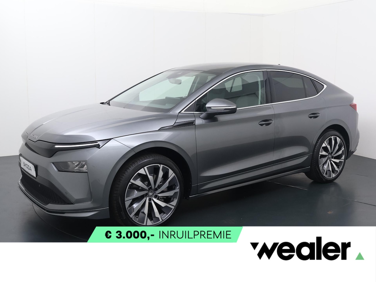 Skoda Enyaq Coupé iV - 85 Selection Elektromotor 286 PK | 21" Lichtmetalen velgen | Trekhaak | Clever Upgrade Pak - AutoWereld.nl