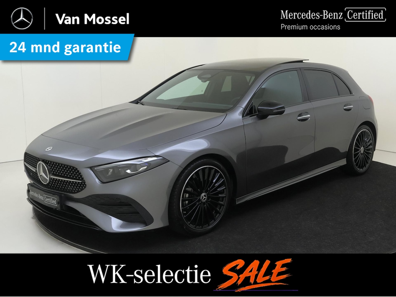 Mercedes-Benz A-klasse - 180 Business Solution AMG /Panoramadak /19 Inch /Nightpakket /CarPlay - AutoWereld.nl