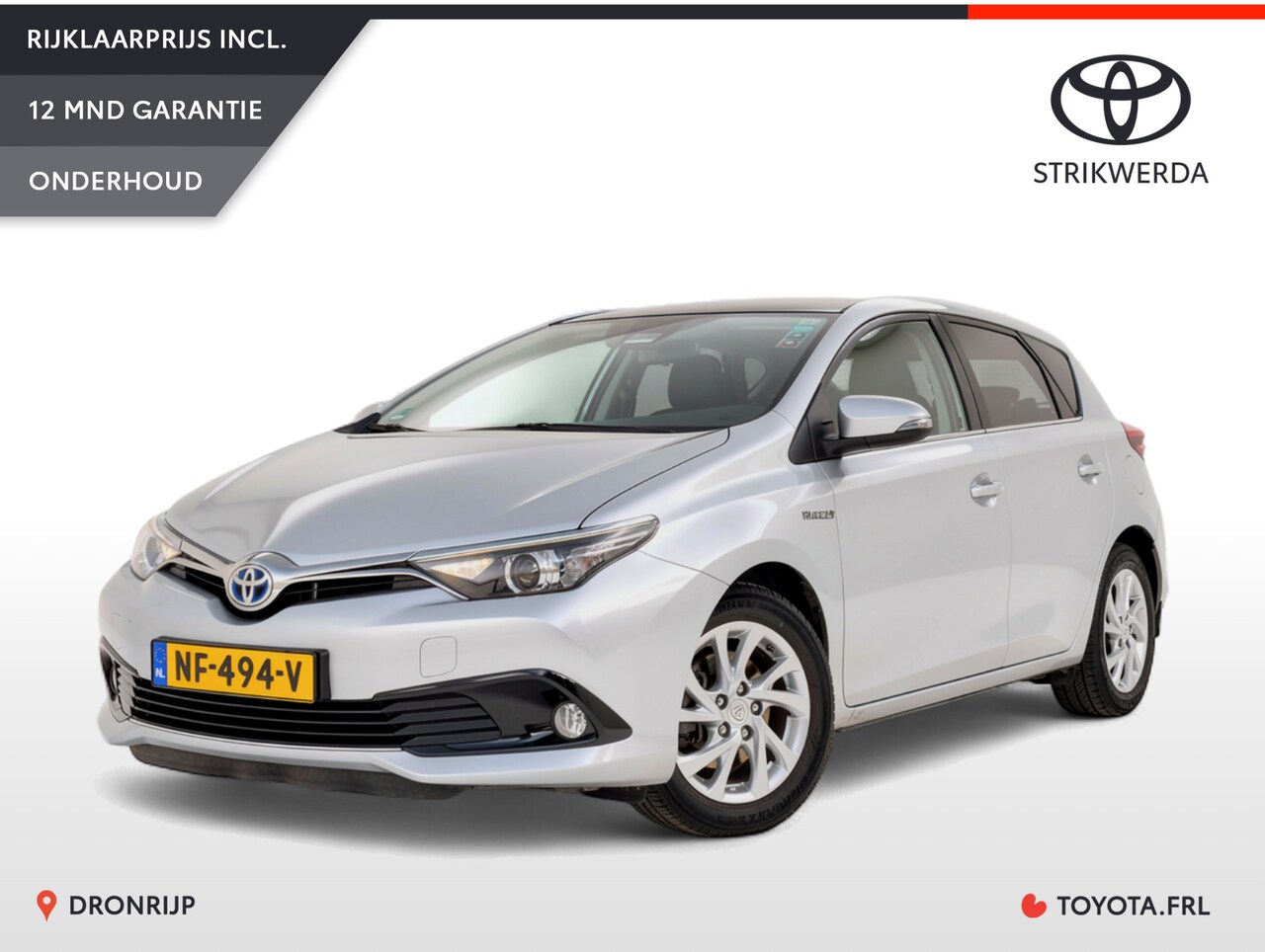 Toyota Auris - 1.8 Hybrid Dynamic | Dealer OH | Panoramadak | Cruise | Climate | Camera | Navi | Licht- r - AutoWereld.nl