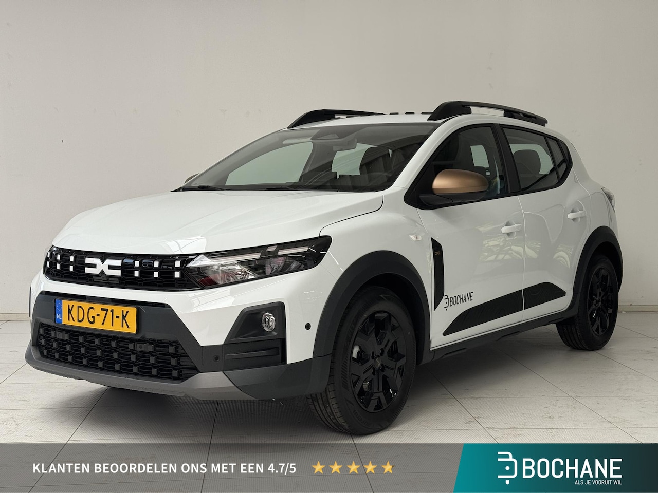 Dacia Sandero Stepway - 1.2 Eco-G 120 extreme | DEMO | Automaat| Panoramadak | Navigatie | Camera | Stoelverwarmin - AutoWereld.nl