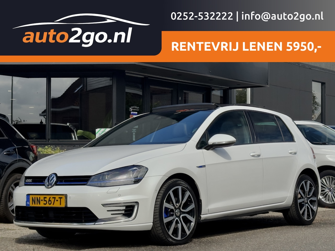 Volkswagen Golf - 1.4 TSI GTE AUT6 PANODAK VOL-LEDER NAVI CAMERA LED LMV PDC - AutoWereld.nl
