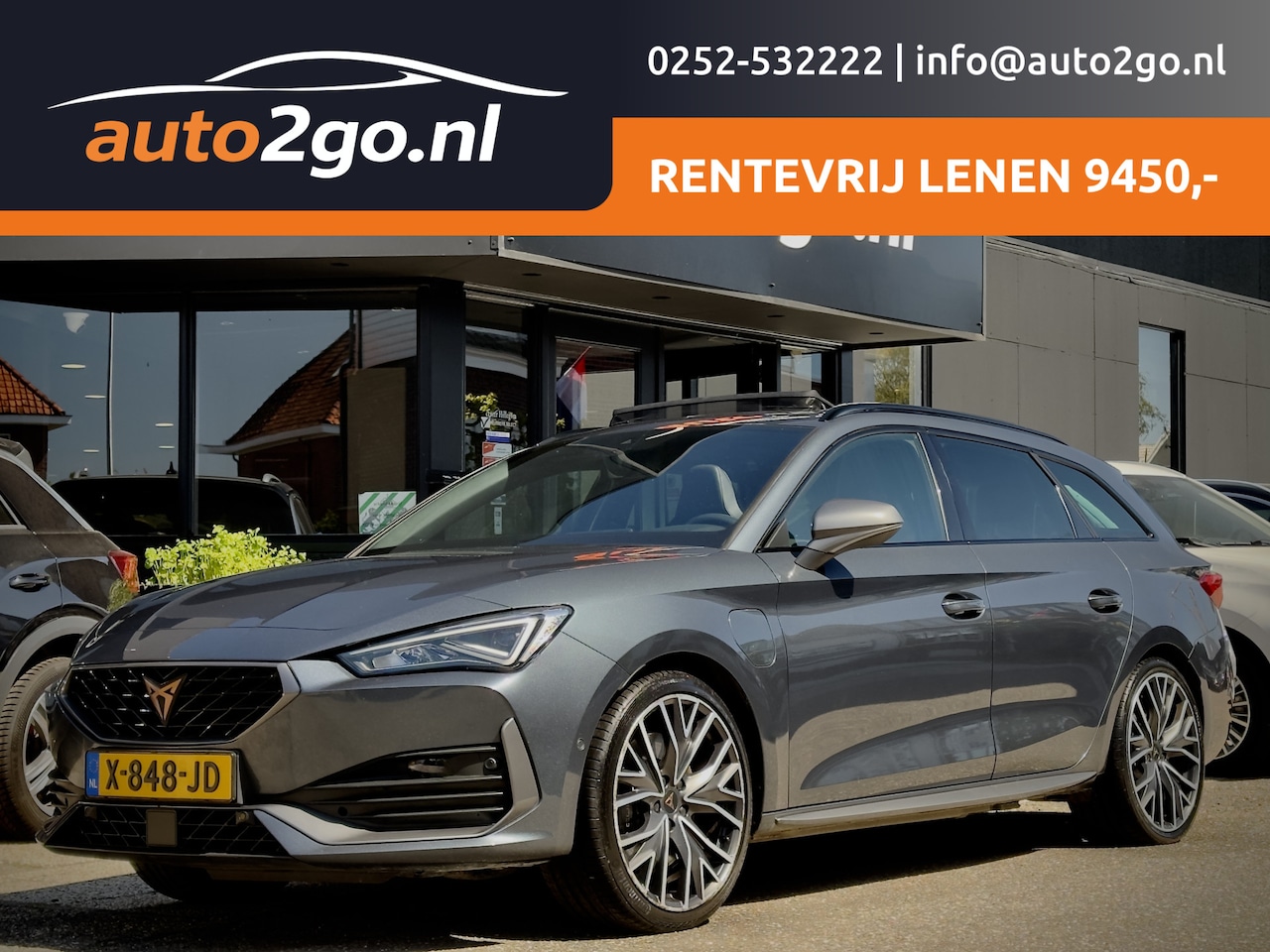 CUPRA Leon Sportstourer - 1.4 e-HYBRID VZ AUT6 PERFORMANCE SOH 94,3 %. PANODAK LEDER NAVI CAMERA DIGI-DASH APPLE-CAR - AutoWereld.nl
