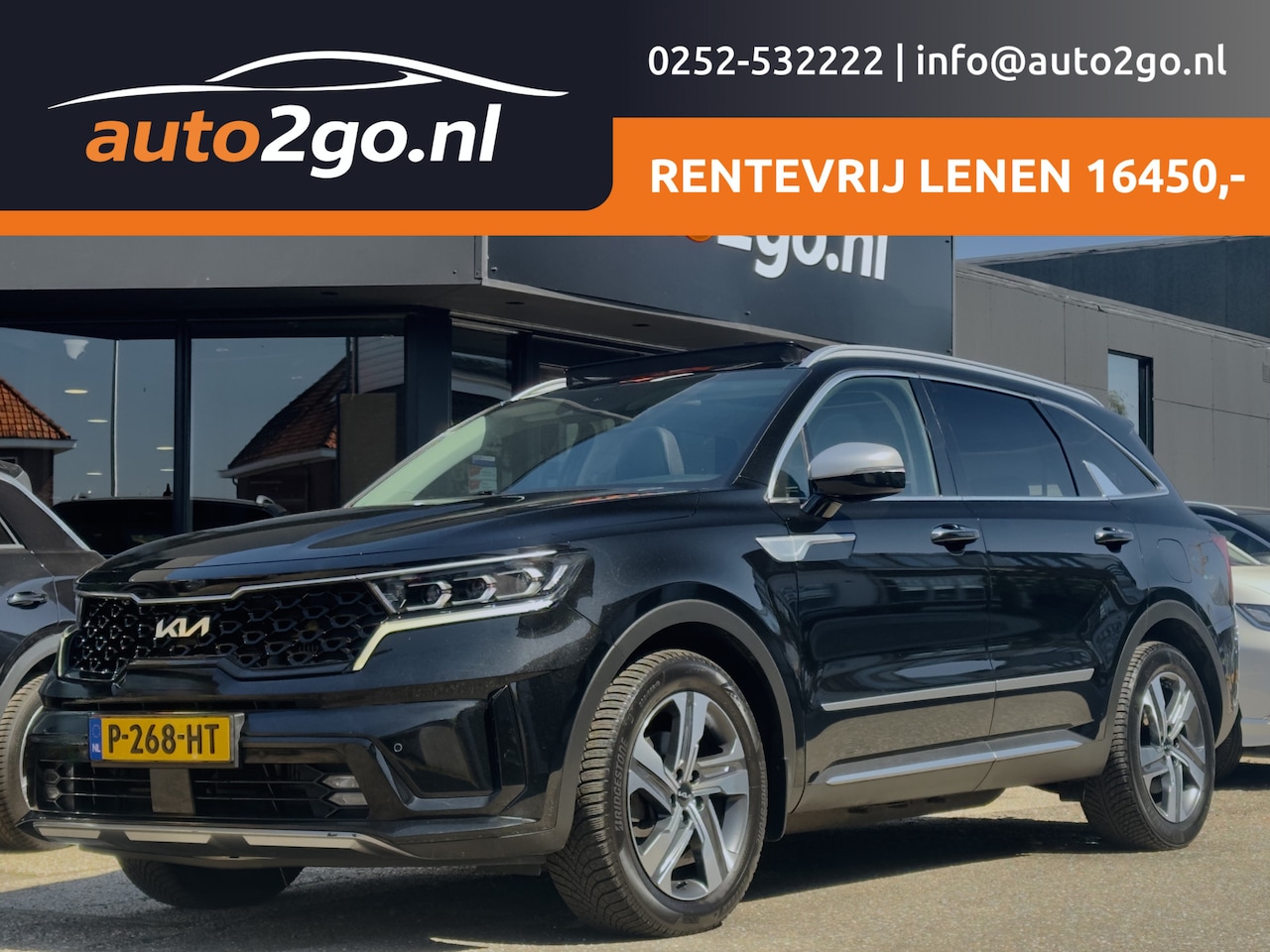 Kia Sorento - 1.6 T-GDI AUT6 PLUG-IN-HYBRID 4WD DYNAMIC PLUSLINE 7PERS PANODAK LEDER NAVI CAMERA DIGI-DA - AutoWereld.nl