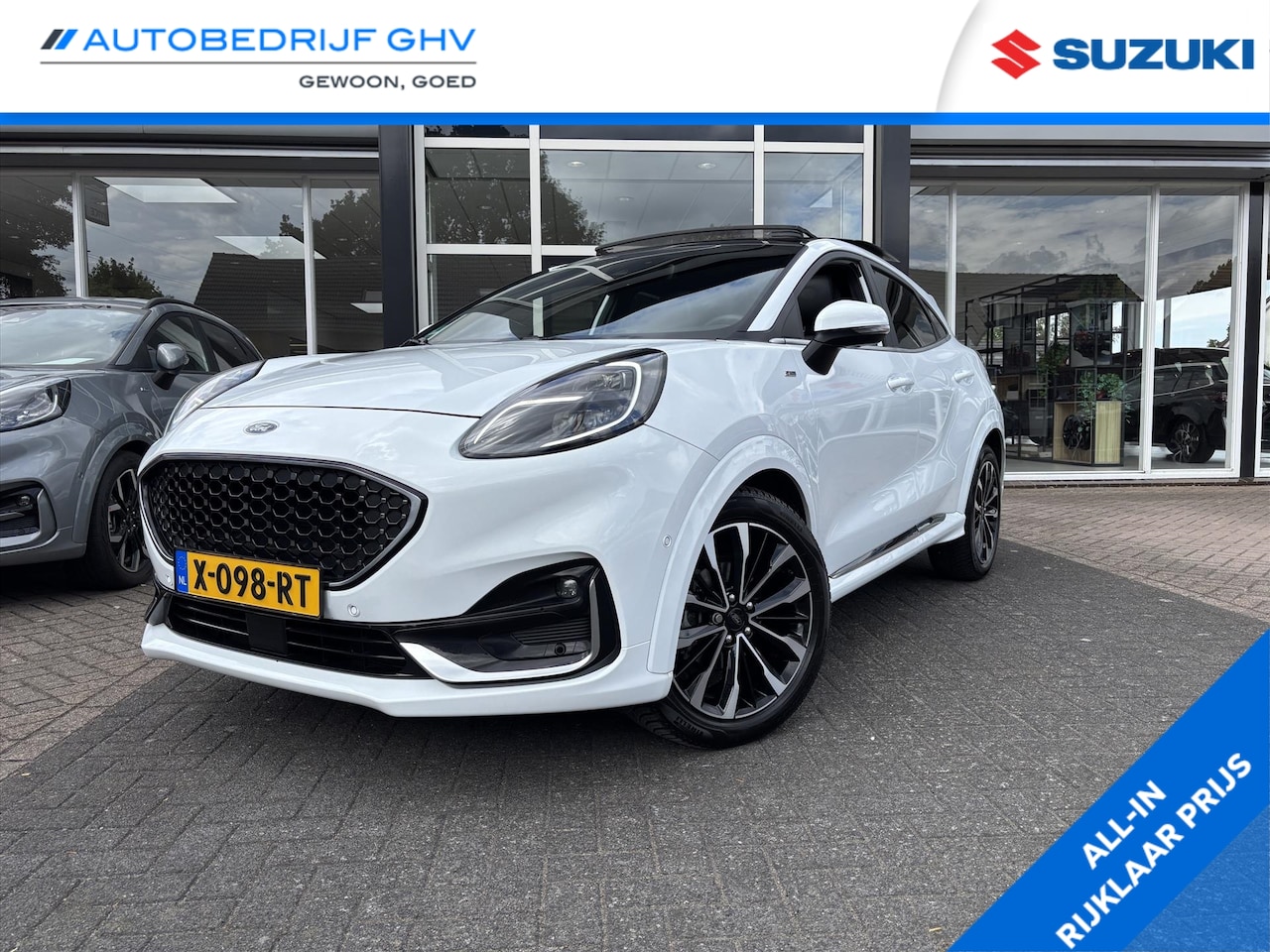 Ford Puma - 1.0i Ecoboost Hybrid 155pk ST-Line X Vignale | Panoramadak | Trekhaak | - AutoWereld.nl