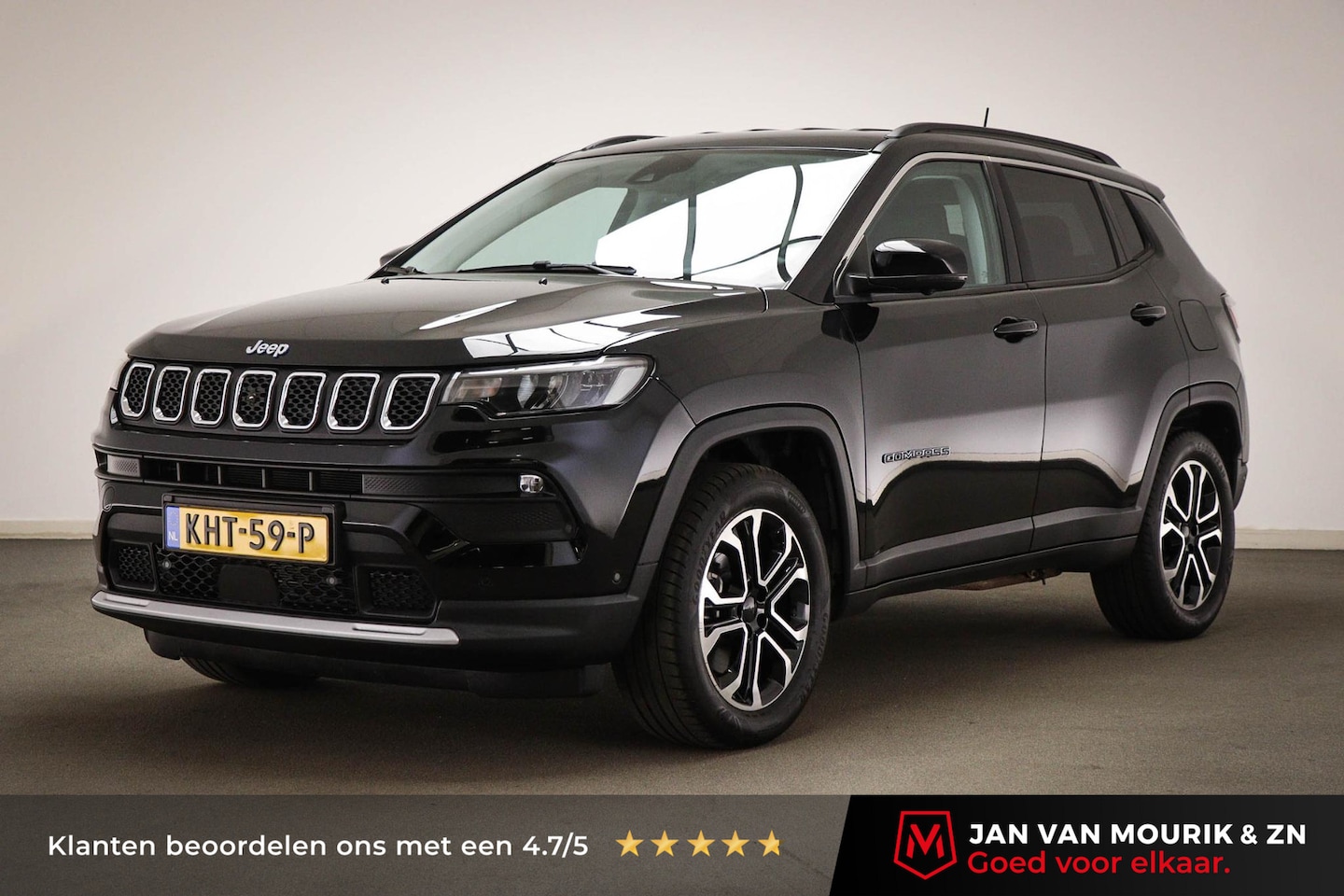 Jeep Compass - 4xe 190 Plug-in Hybrid Electric Night Eagle | SOH 97% | HALF LEDER | DRAADLOZE LADER | DAB - AutoWereld.nl