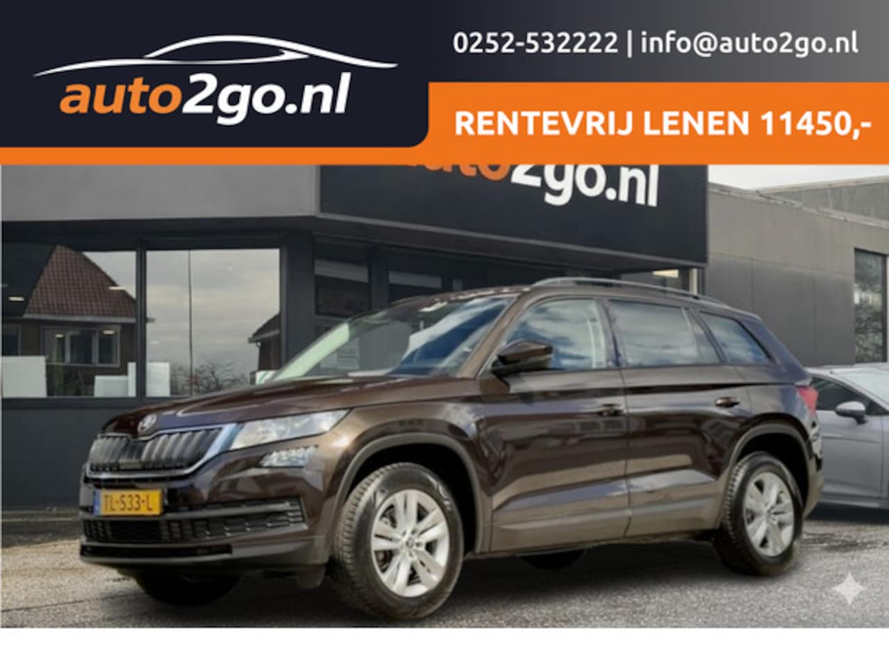Skoda Kodiaq - 1.4 TSI 7PERS AUT6 VOL-LEDER NAVI CAMERA APPLE-CARPLAY LED LMV PDC - AutoWereld.nl