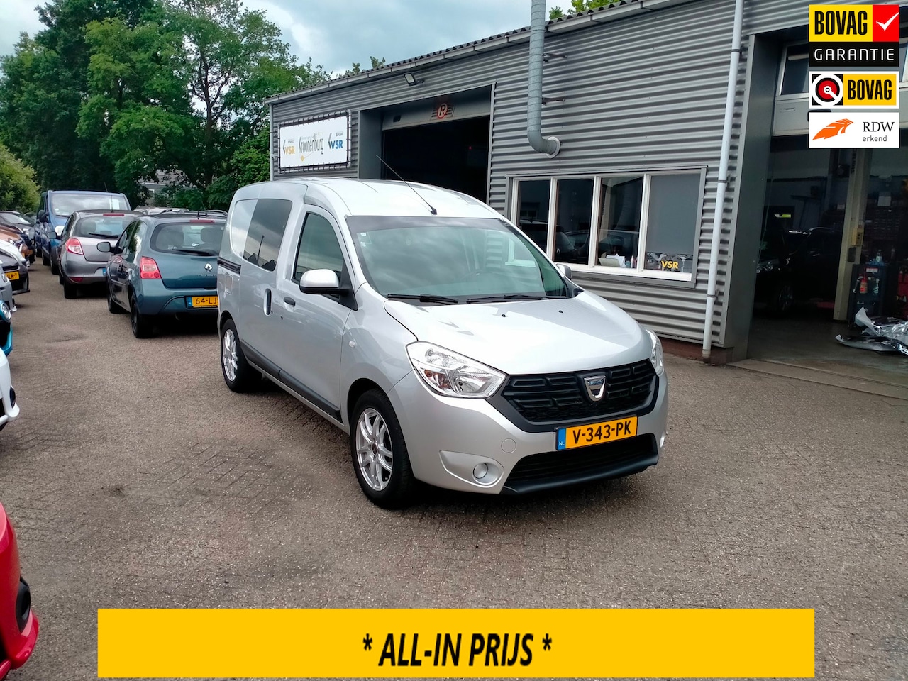 Dacia Dokker - 1.6 MPI 100 Benzine ideaal voor mini camper marge ALLINPRIJS - AutoWereld.nl