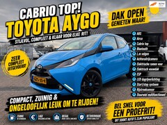 Toyota Aygo - 1.0 VVT-i x-cite Cabrio Top / Airco / Bleutooth / Lichtmetalen velgen 15"