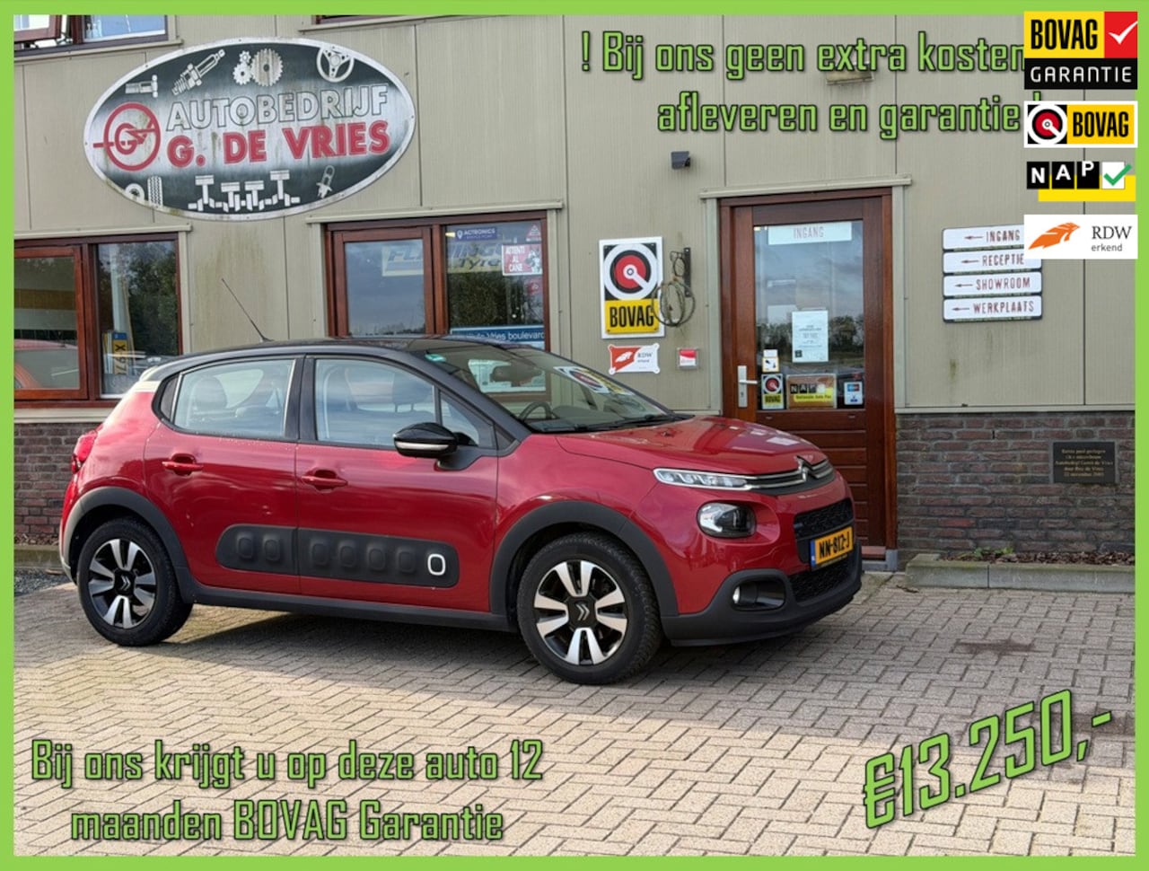 Citroën C3 - 1.2 PureTech S&S Shine - Prijs inclusief 12 maanden BOVAG-garantie en afleveren – - AutoWereld.nl