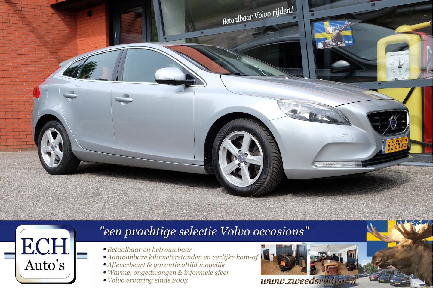 Volvo V40 - 1.6 T3 Momentum 1.6 T3 150 pk Momentum, Navi, Bluetooth, Camera, Trekhaak - AutoWereld.nl