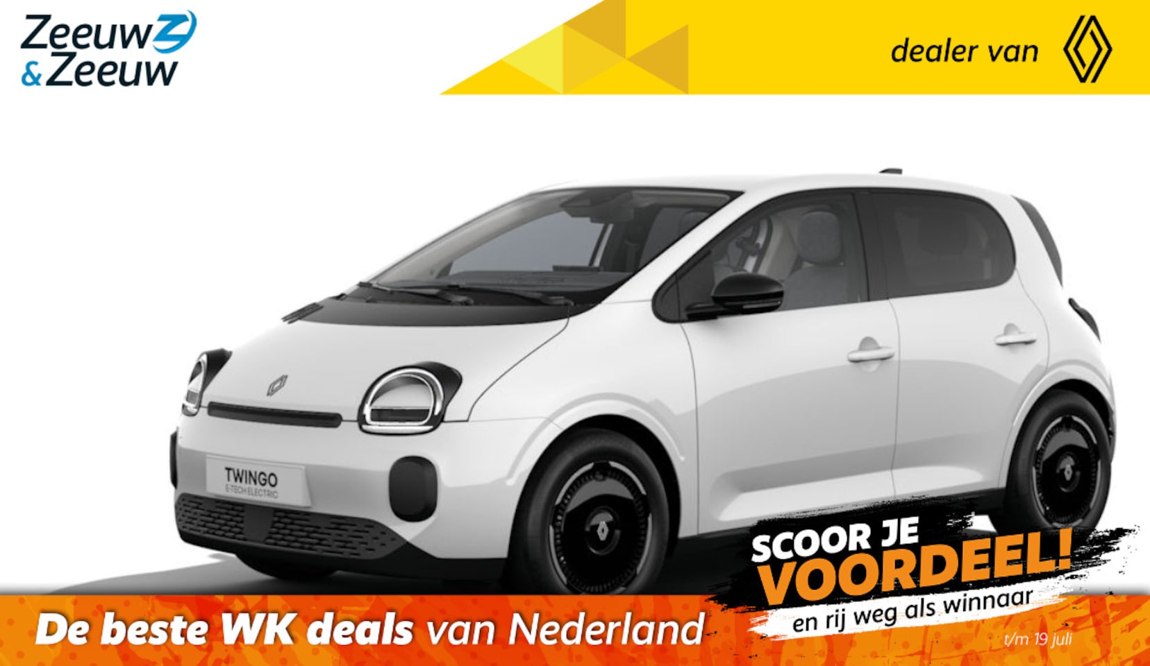 Renault Twingo - (Zeeuw & Zeeuw Private Lease Actie v.a. € 372,-) urban range techno l Wij maken graag een - AutoWereld.nl