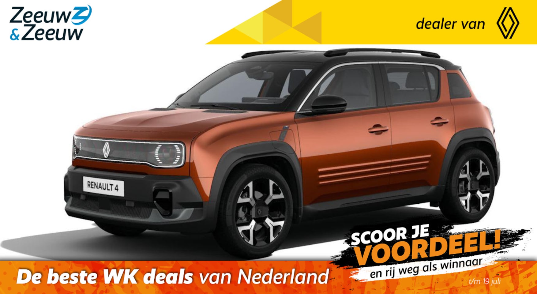 Renault 4 - Techno comfort range | Profiteer nu van €4.500,- Zeeuw & Zeeuw voorraadkorting | NU met GR - AutoWereld.nl