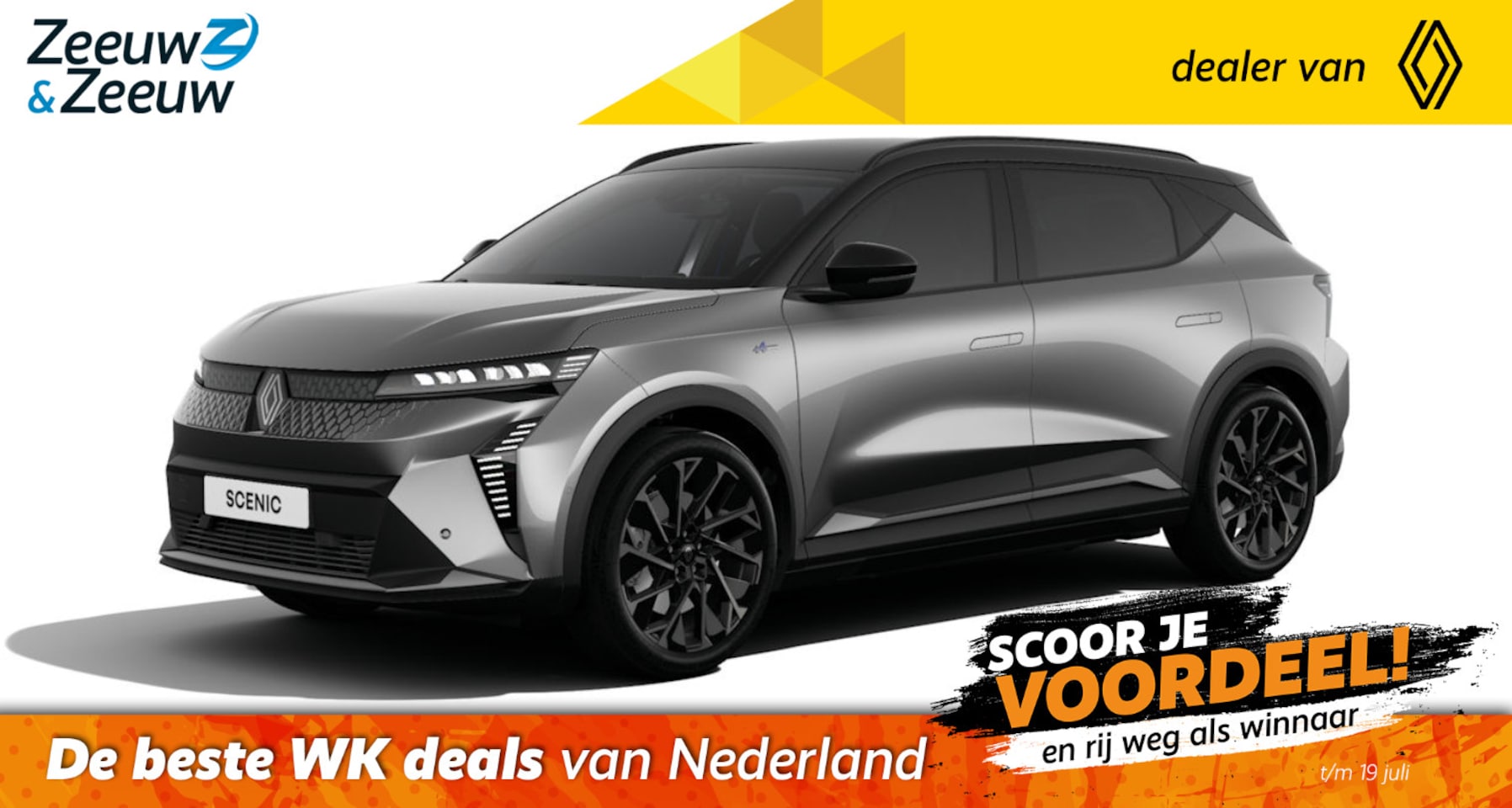 Renault Scenic E-Tech - Long Range Esprit Alpine Nu 3X uit voorraad leverbaar met € 6.500,- voorraadkorting | Incl - AutoWereld.nl
