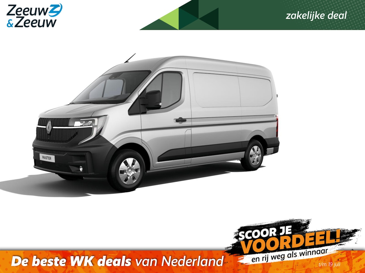 Renault Master E-Tech - T35 L2H2 Advance long range 87 kWh | Nu leverbaar met maar liefst 12% Zeeuw & Zeeuw actiek - AutoWereld.nl