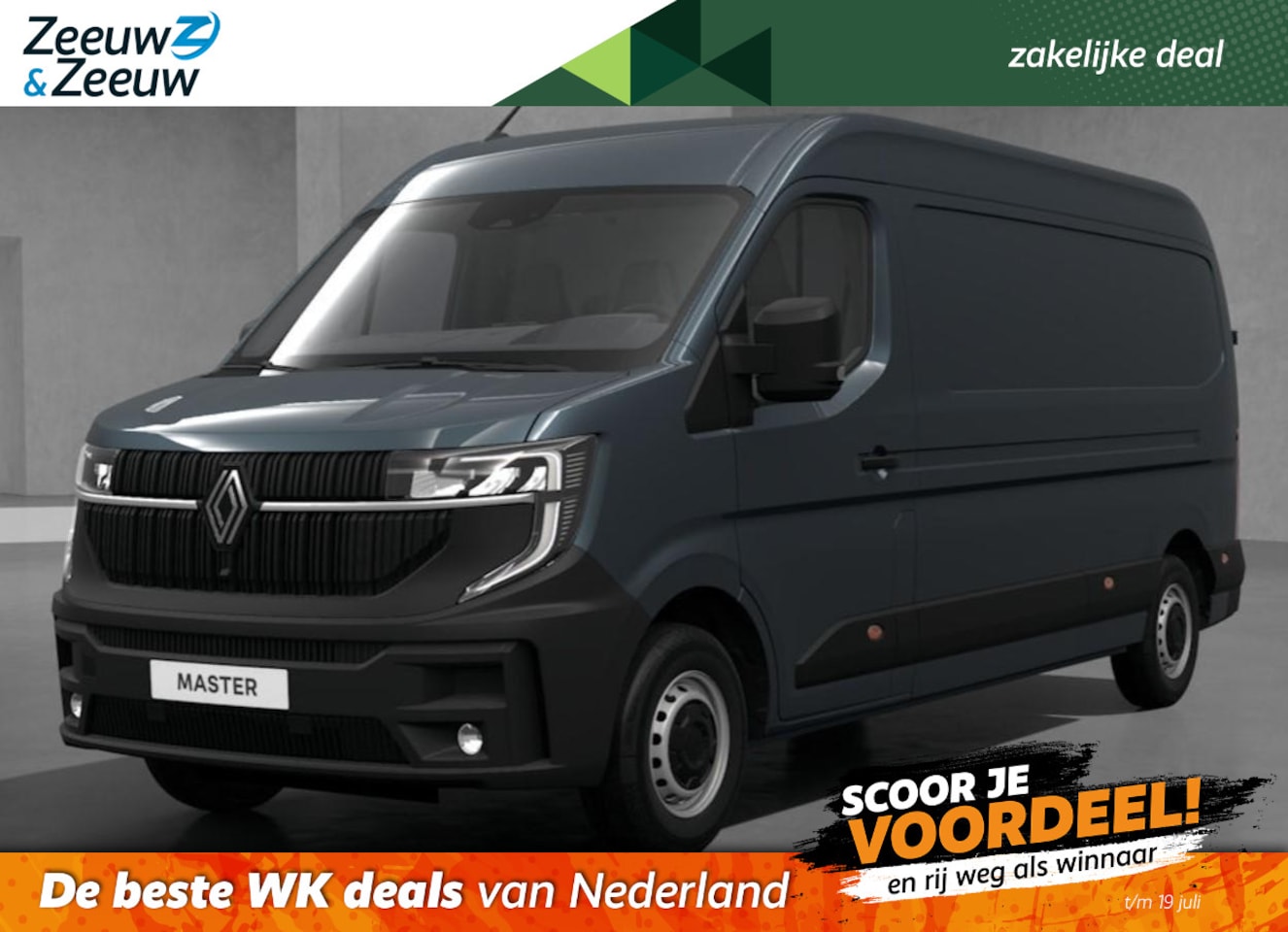 Renault Master E-Tech - T35 L3H2 Advance long range 87 kWh | Nu leverbaar met maar liefst 12% Zeeuw & Zeeuw actiek - AutoWereld.nl