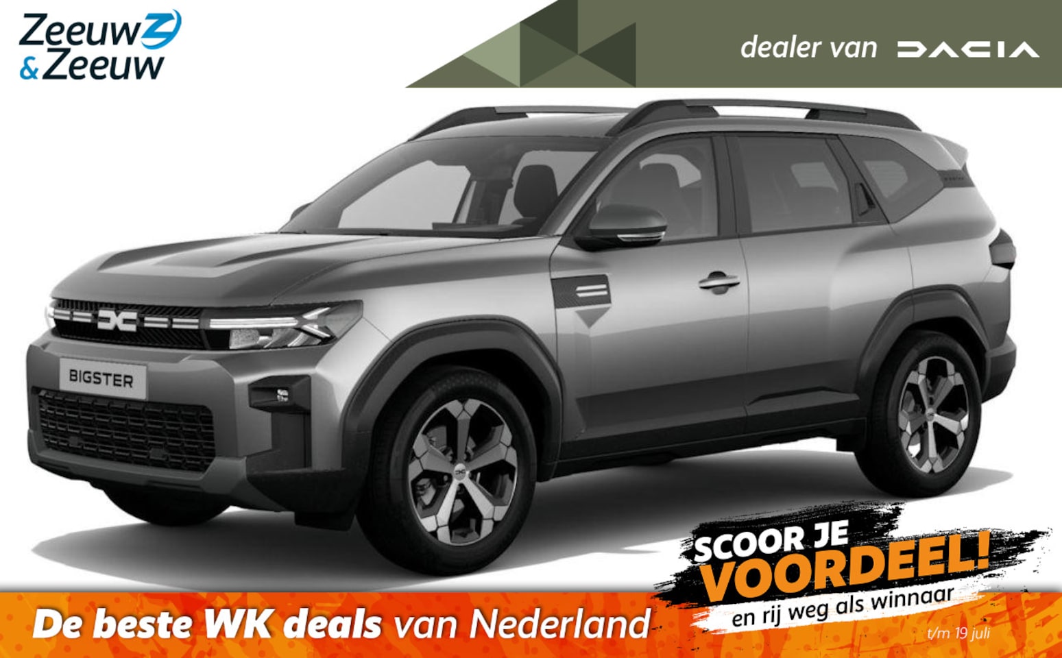 Dacia Bigster - (Zeeuw & Zeeuw Private Lease Actie v.a. € 566,-) Hybrid 155 Journey | Wij maken graag een - AutoWereld.nl