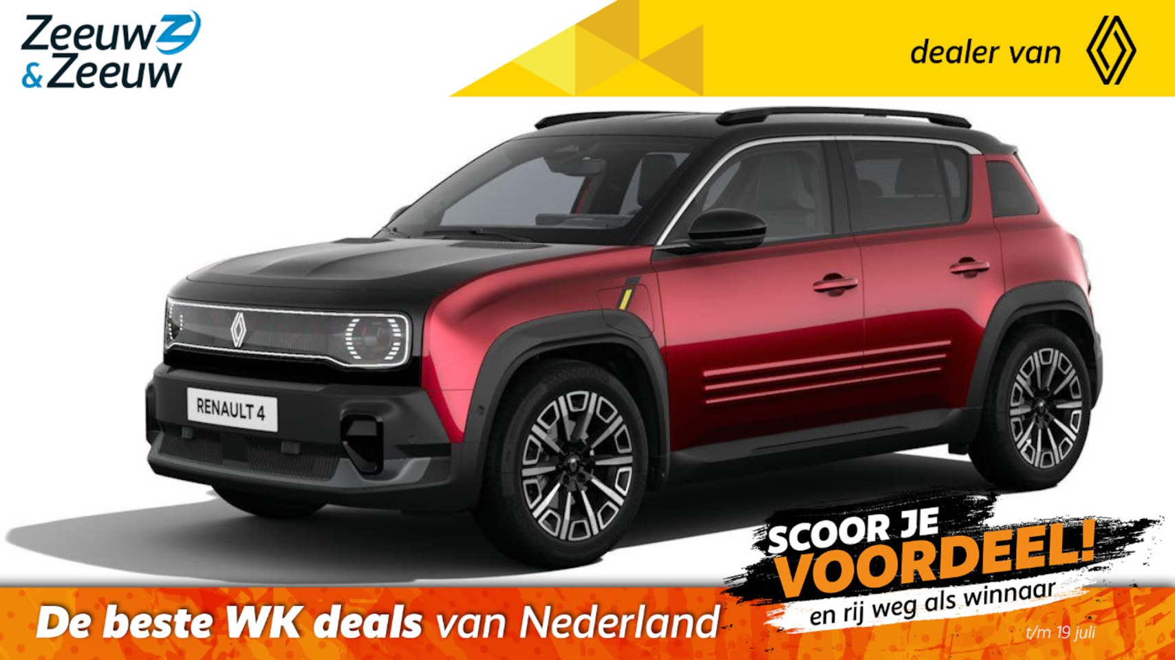 Renault 4 - (Zeeuw & Zeeuw Private Lease Actie v.a. € 551,-) Iconic Comfort Range | Wij maken graag ee - AutoWereld.nl