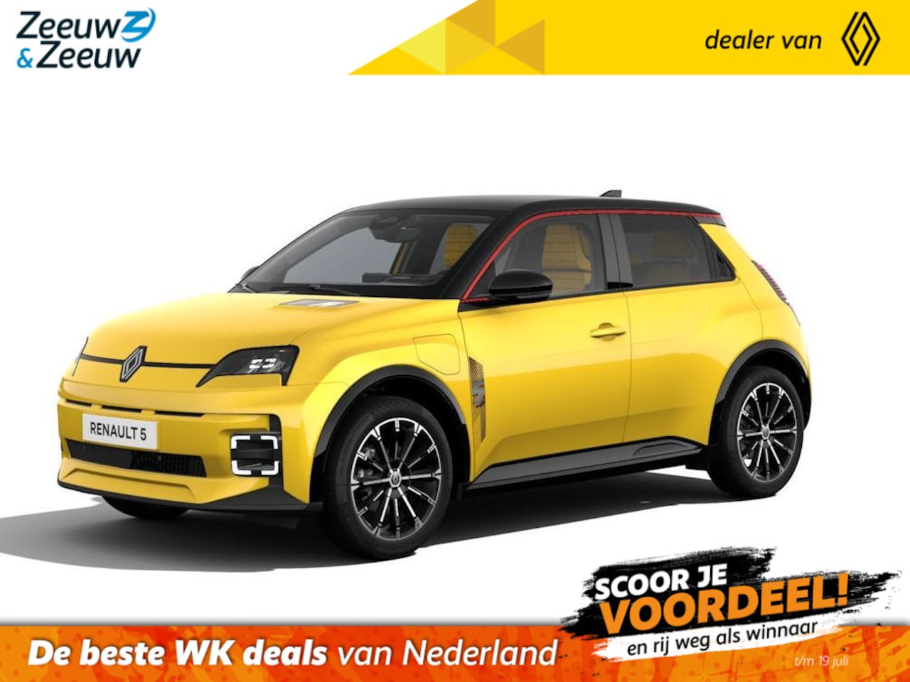 Renault 5 - (Zeeuw & Zeeuw Private Lease Actie v.a. € 515,-) Iconiq Cinq 150 pk Comfort range | Wij ma - AutoWereld.nl