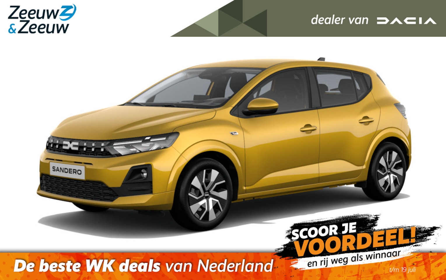 Dacia Sandero - (Zeeuw & Zeeuw Private Lease Actie v.a. € 381,-) Eco-G 120 expression | Wij maken graag ee - AutoWereld.nl