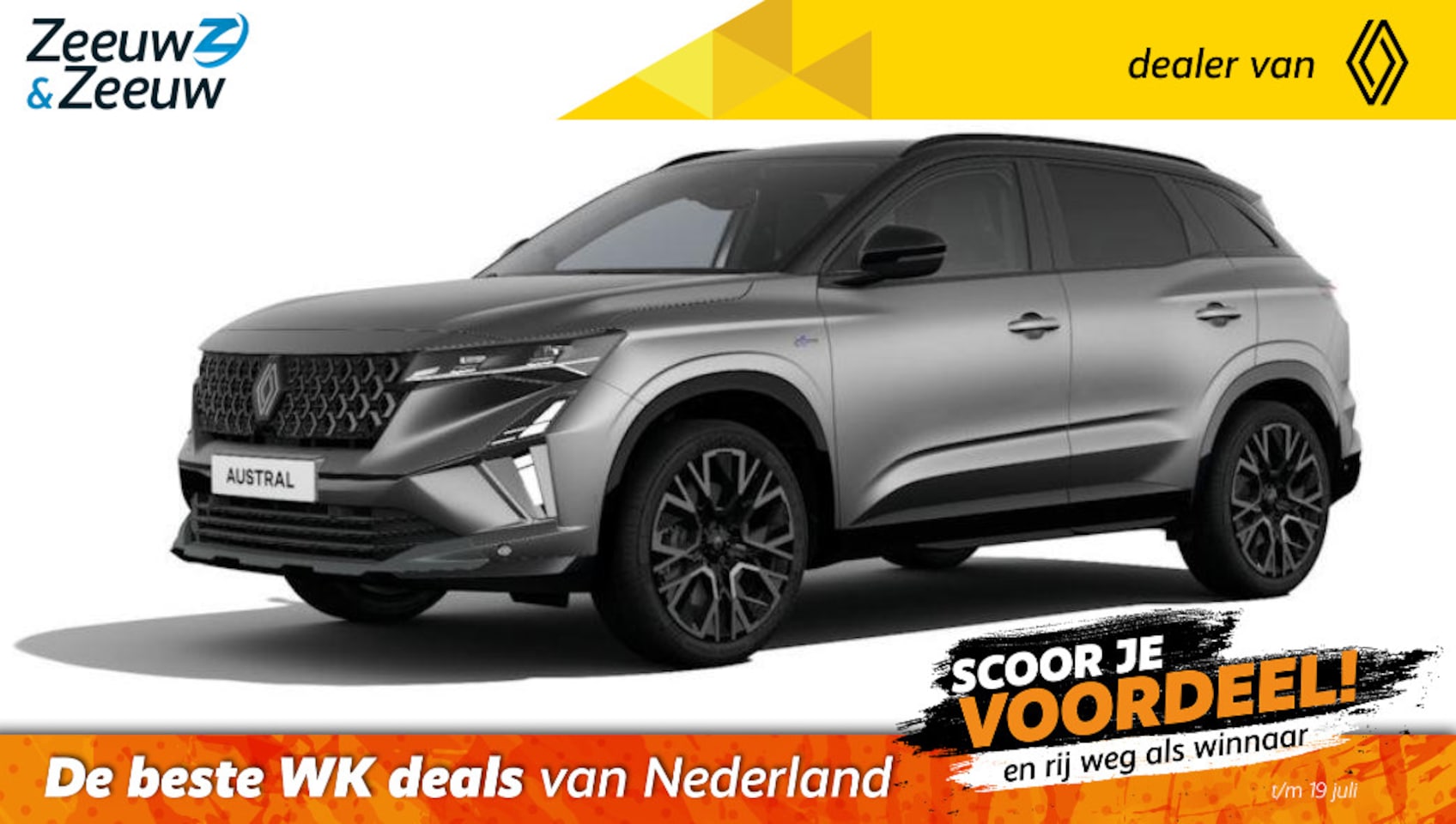 Renault Austral - (Zeeuw & Zeeuw Private Lease Actie v.a. € 644,-) E-Tech full hybrid 200 Esprit Alpine | Wi - AutoWereld.nl