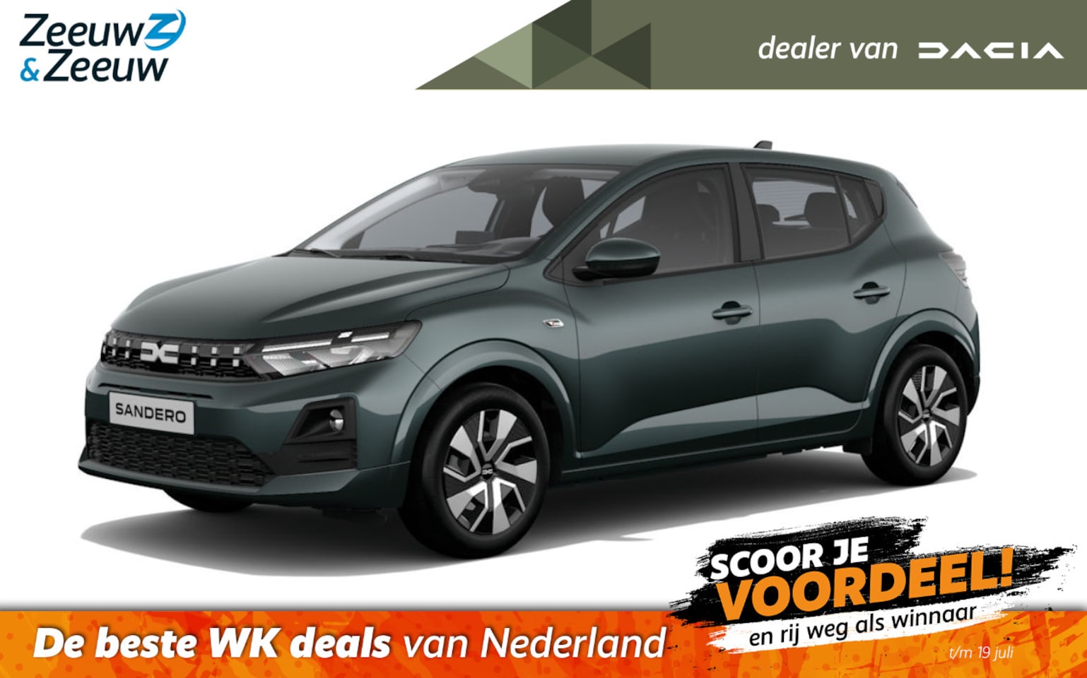 Dacia Sandero - (Zeeuw & Zeeuw Private Lease Actie v.a. € 381,-) Eco-G 120 expression | Wij maken graag ee - AutoWereld.nl
