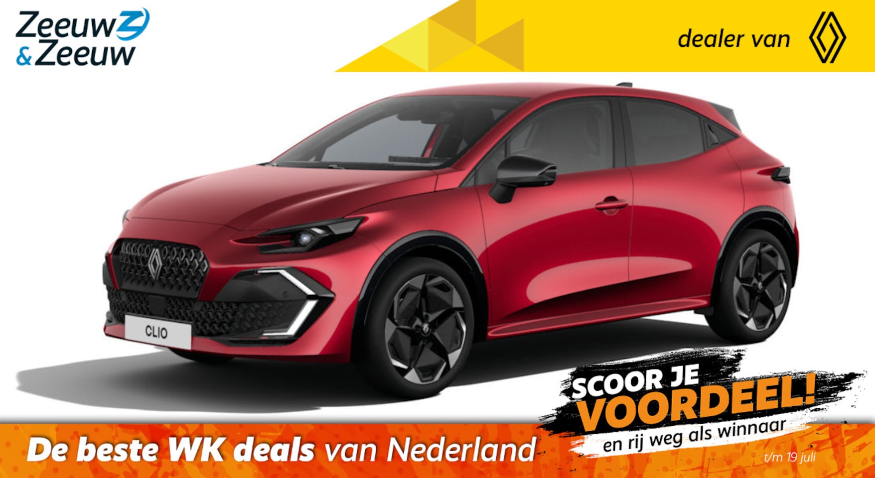Renault Clio - (zeeuw & Zeeuw Private Lease Actie v.a. €421,-) TCe 115 techno | Wij maken graag een Priva - AutoWereld.nl