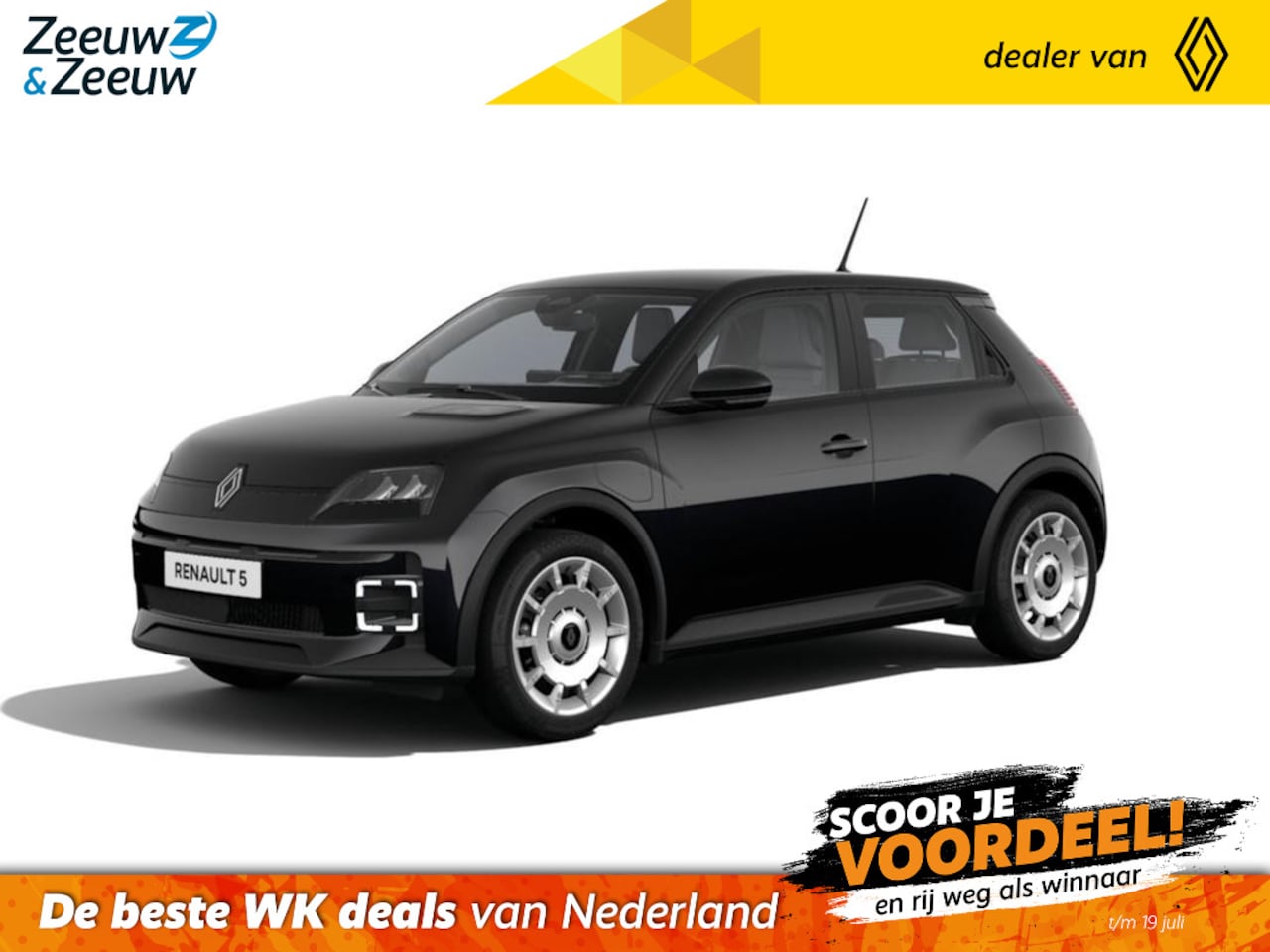 Renault 5 - (Zeeuw & Zeeuw Private Lease Actie v.a. € 418,-) evolution 120 PK urban range 40 kWh | Wij - AutoWereld.nl
