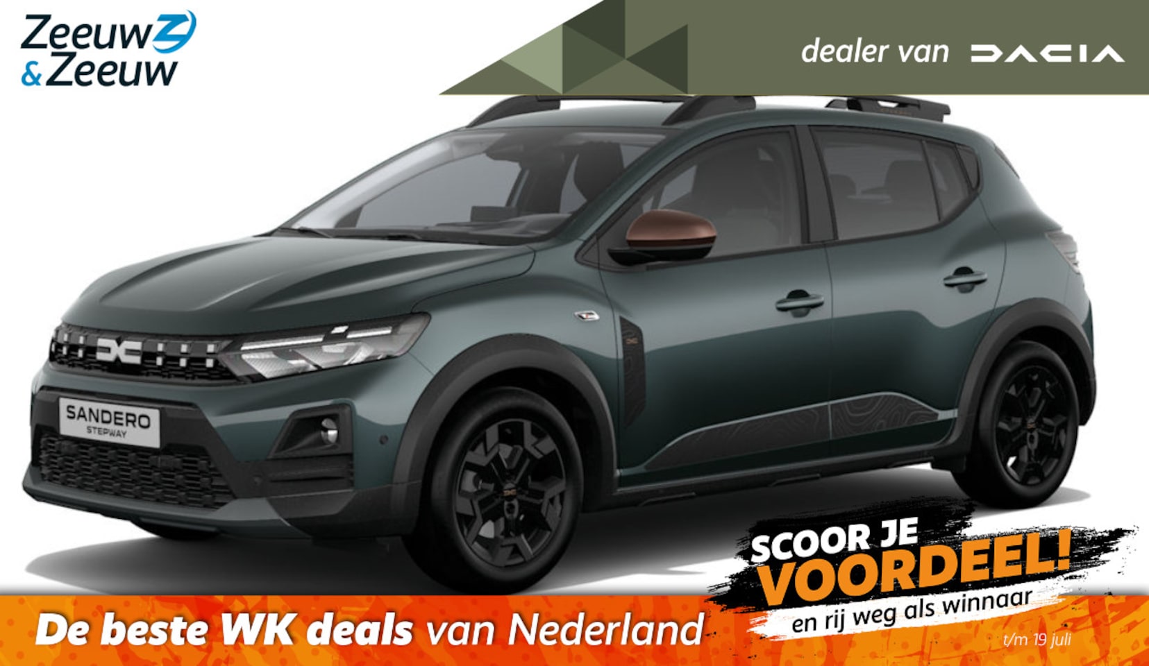 Dacia Sandero Stepway - (Zeeuw & Zeeuw Private Lease Actie v.a. € 435,-) Eco-G 120 automaat Extreme | Wij maken gr - AutoWereld.nl