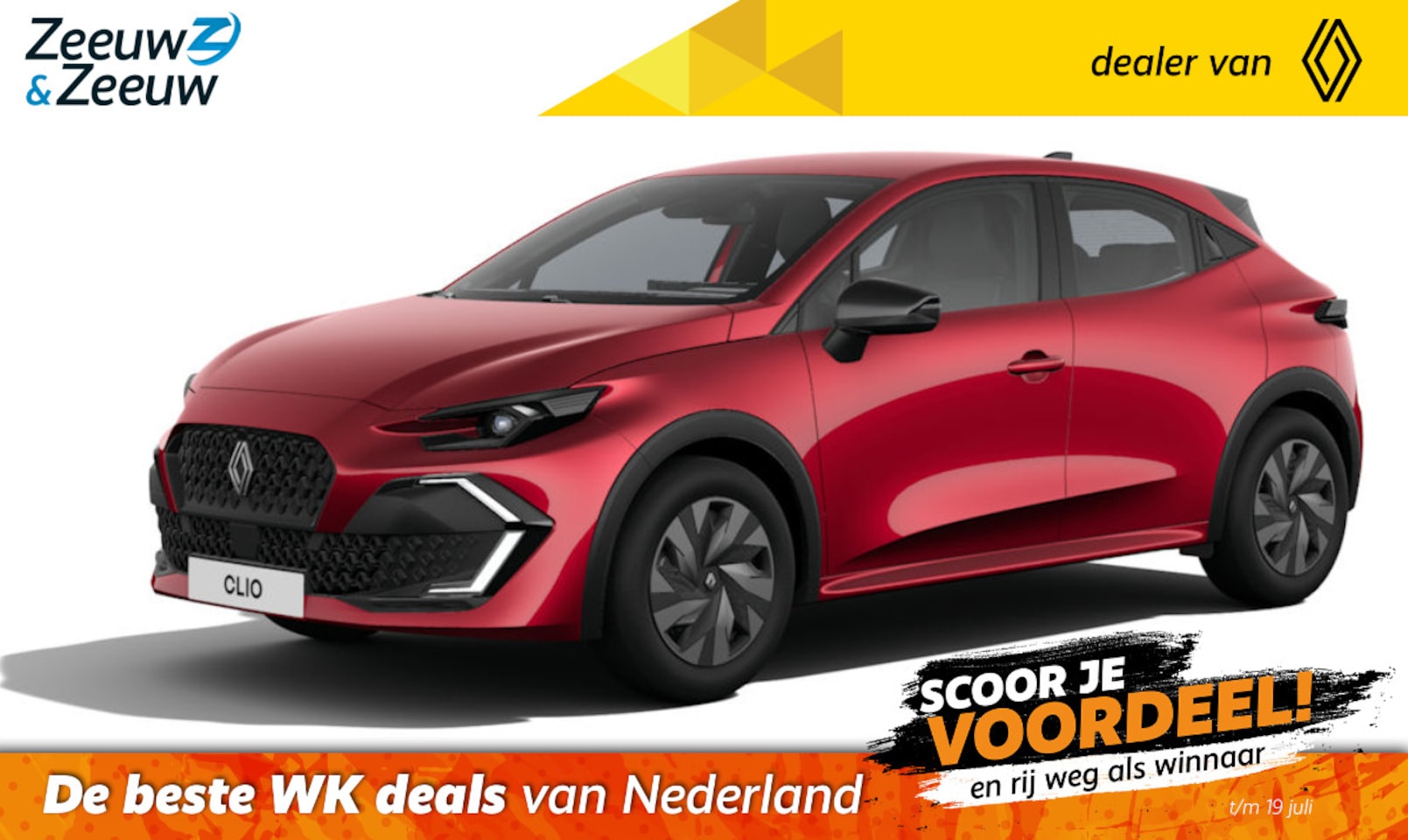 Renault Clio - (Zeeuw & Zeeuw Private Lease Actie v.a. €398) Hybrid 160 Evolution | Wij maken graag een P - AutoWereld.nl