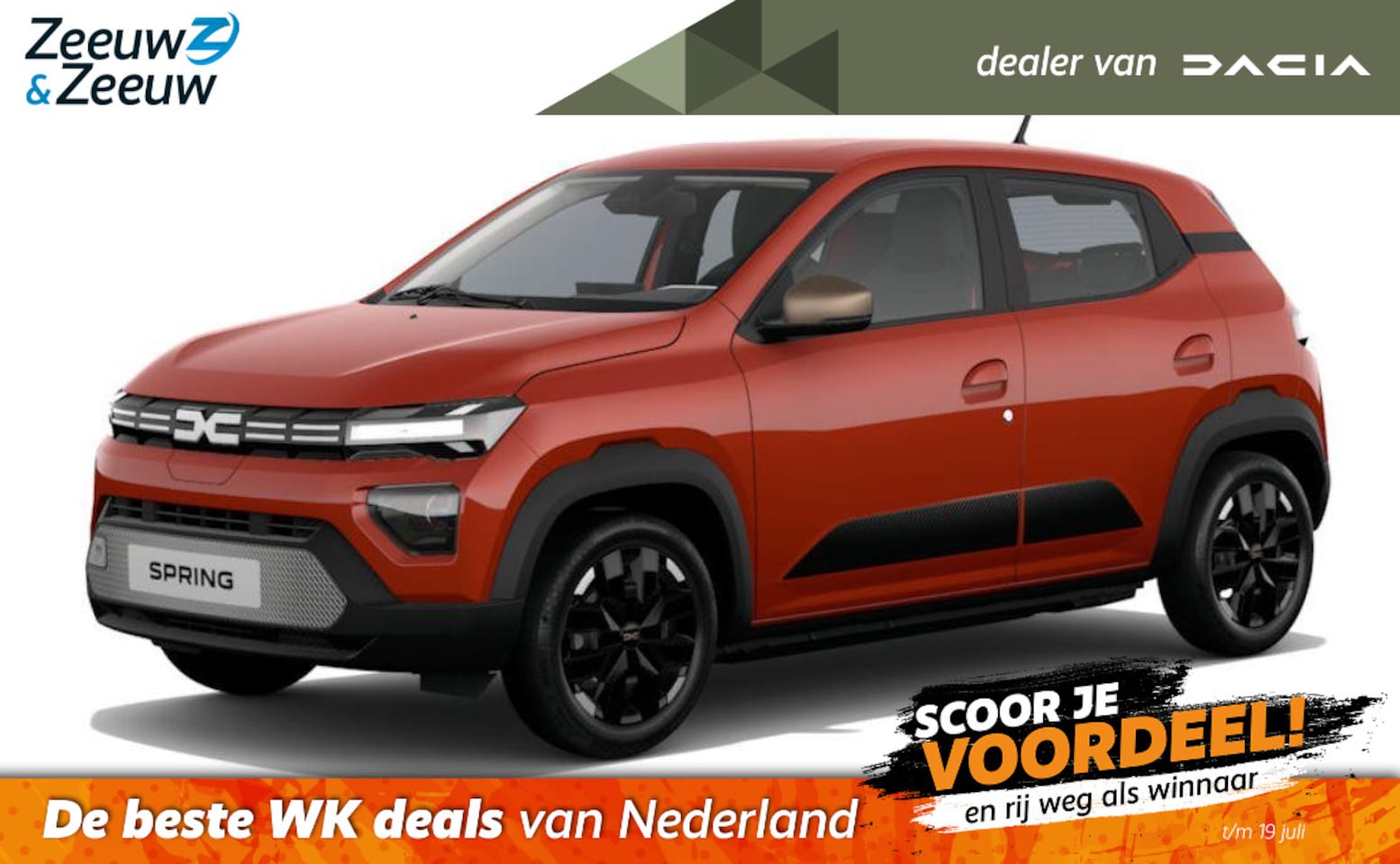 Dacia Spring - (Zeeuw & Zeeuw Private Lease Actie v.a. € 321,-) Extreme 100 | Wij maken graag een Private - AutoWereld.nl