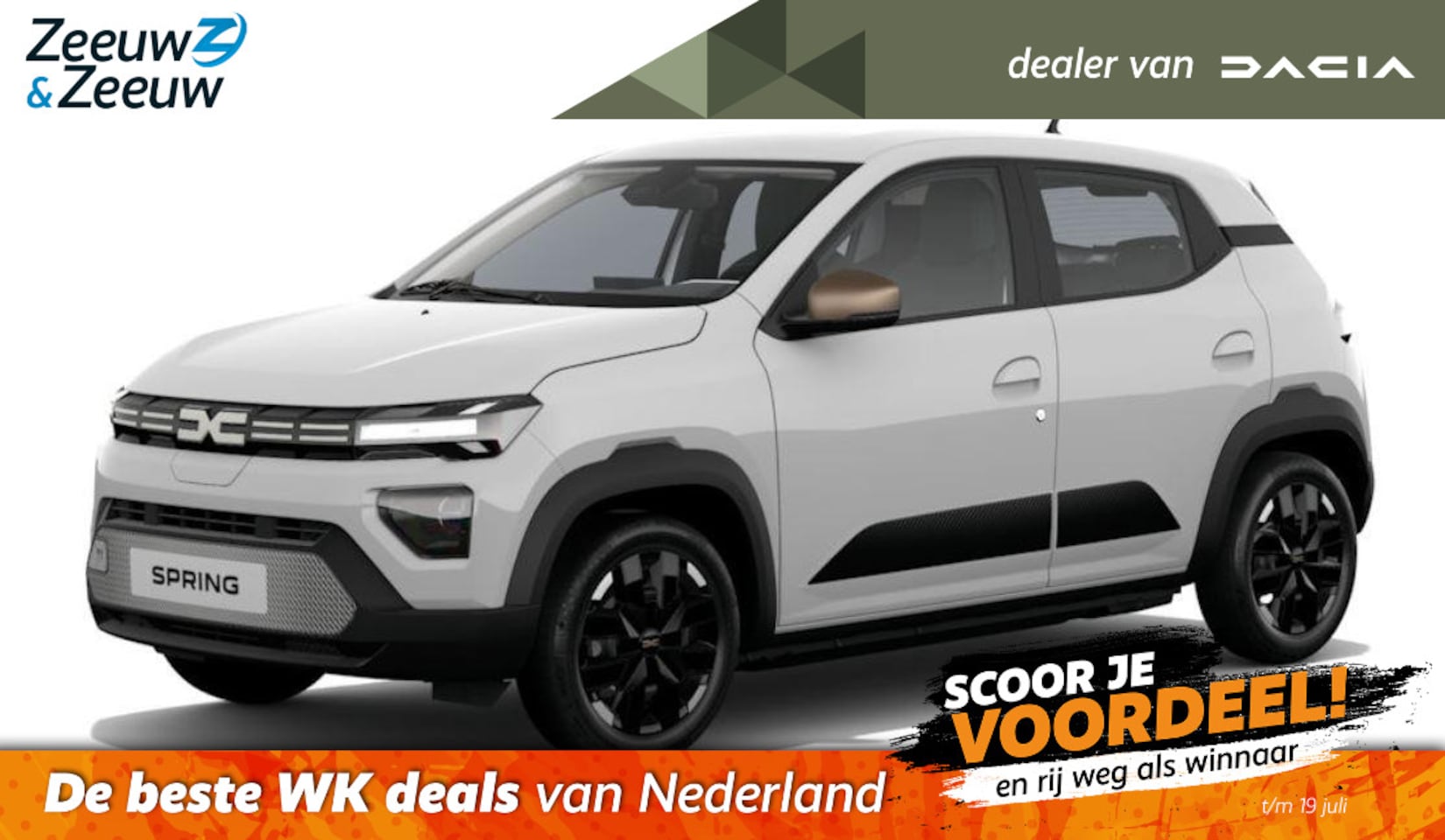 Dacia Spring - (Zeeuw & Zeeuw Private Lease Actie v.a. € 321,-) Extreme 100 | Wij maken graag een Private - AutoWereld.nl