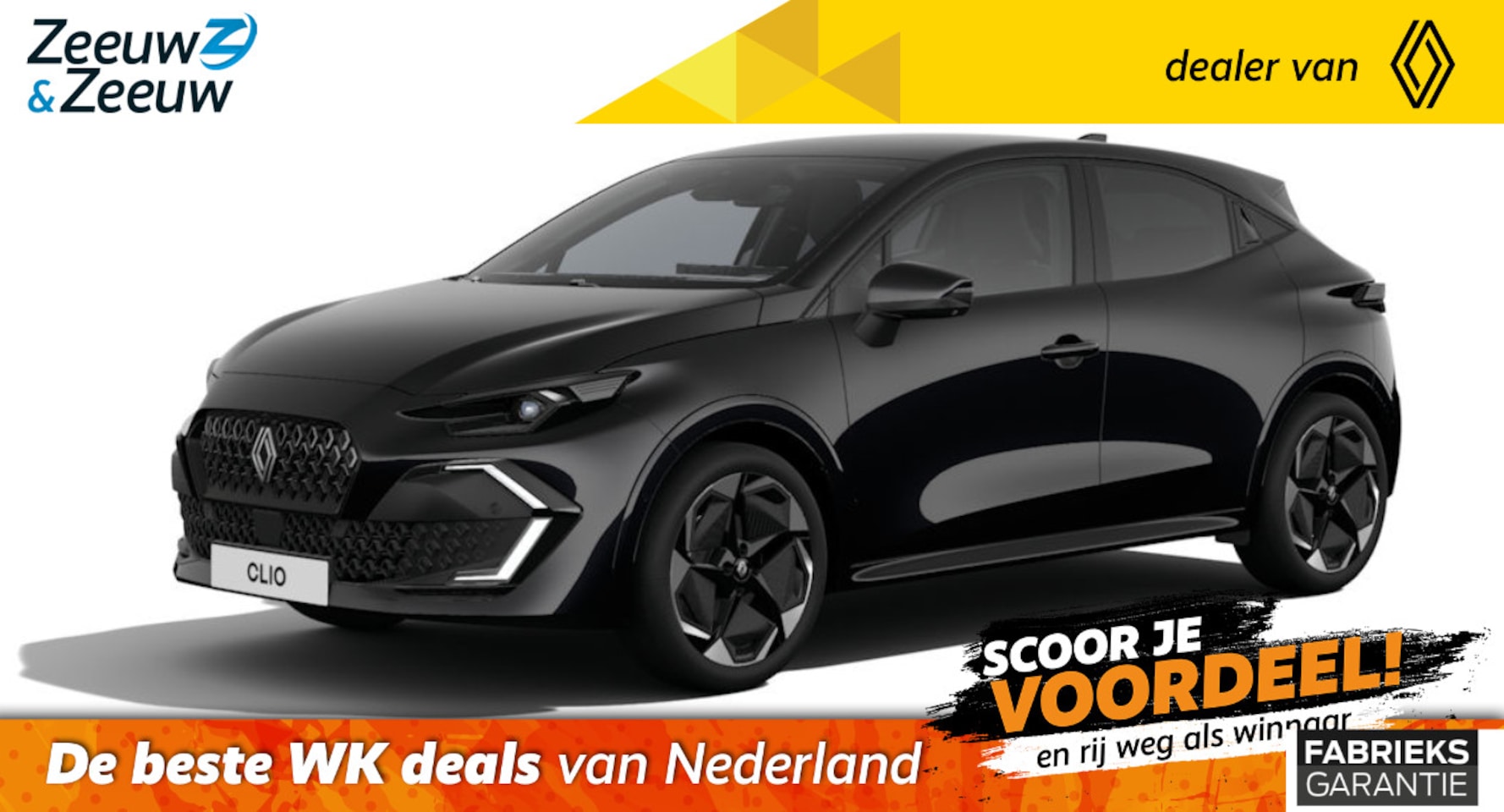 Renault Clio - Hybrid 160 techno | NU met €1.800,- Zeeuw & Zeeuw voorraadkorting  | 5 jaar Gratis Garanti - AutoWereld.nl