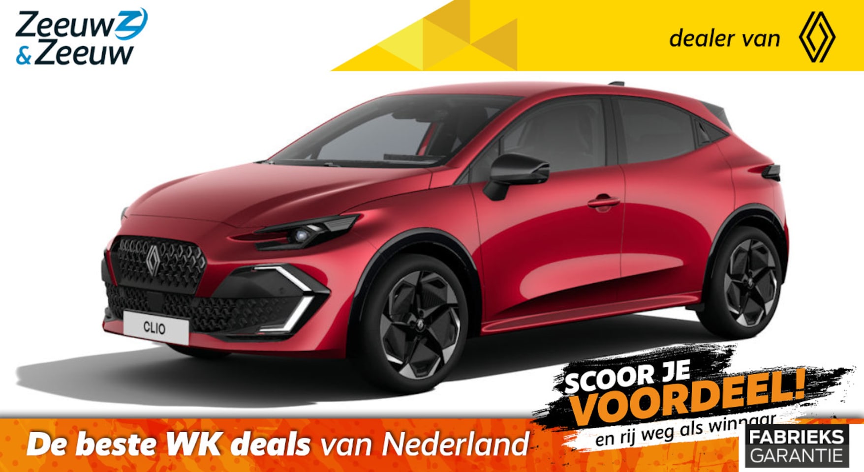 Renault Clio - Hybrid 160 techno | NU met €1.800,- Zeeuw & Zeeuw voorraadkorting | 5 jaar Gratis Garanti - AutoWereld.nl