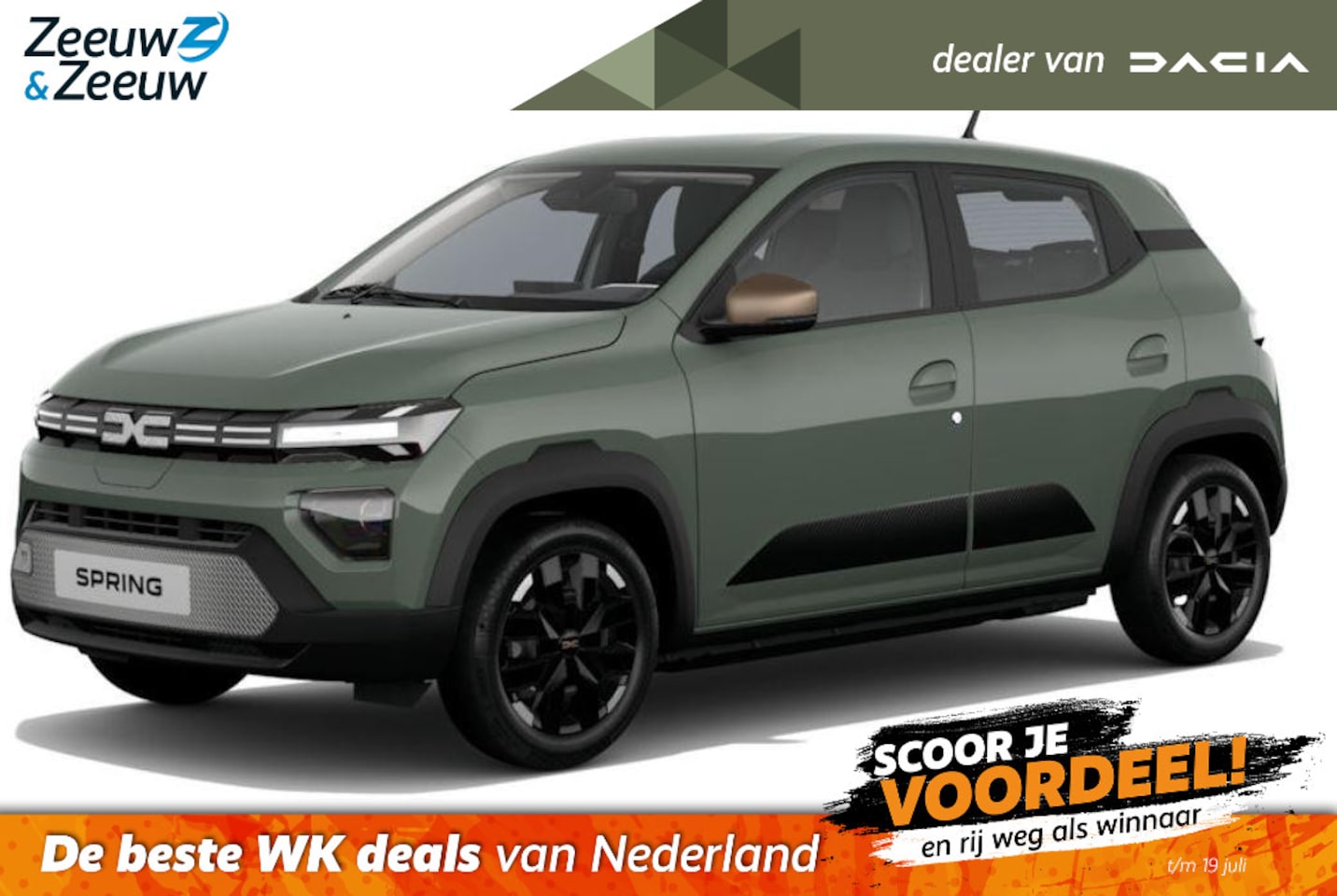 Dacia Spring - (Zeeuw & Zeeuw Private Lease Actie v.a. € 321,-) Extreme 100 | Wij maken graag een Private - AutoWereld.nl