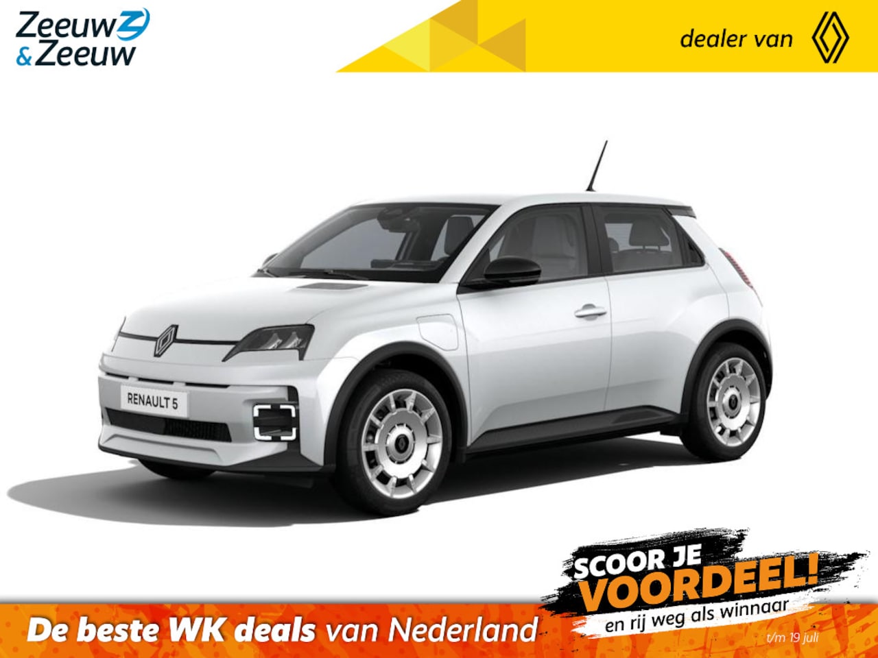 Renault 5 - (Zeeuw & Zeeuw Private Lease Actie v.a. € 458,-) comfort range evolution 52 kWh | Wij make - AutoWereld.nl