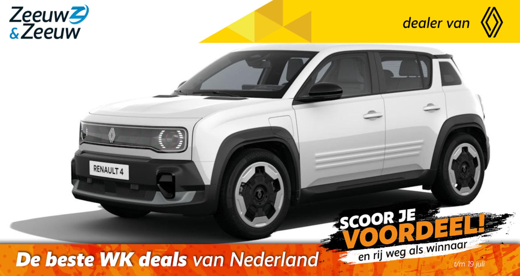 Renault 4 - (Zeeuw & Zeeuw Private Lease Actie v.a. € 492,-) Evolution Comfort Range | Wij maken graag - AutoWereld.nl