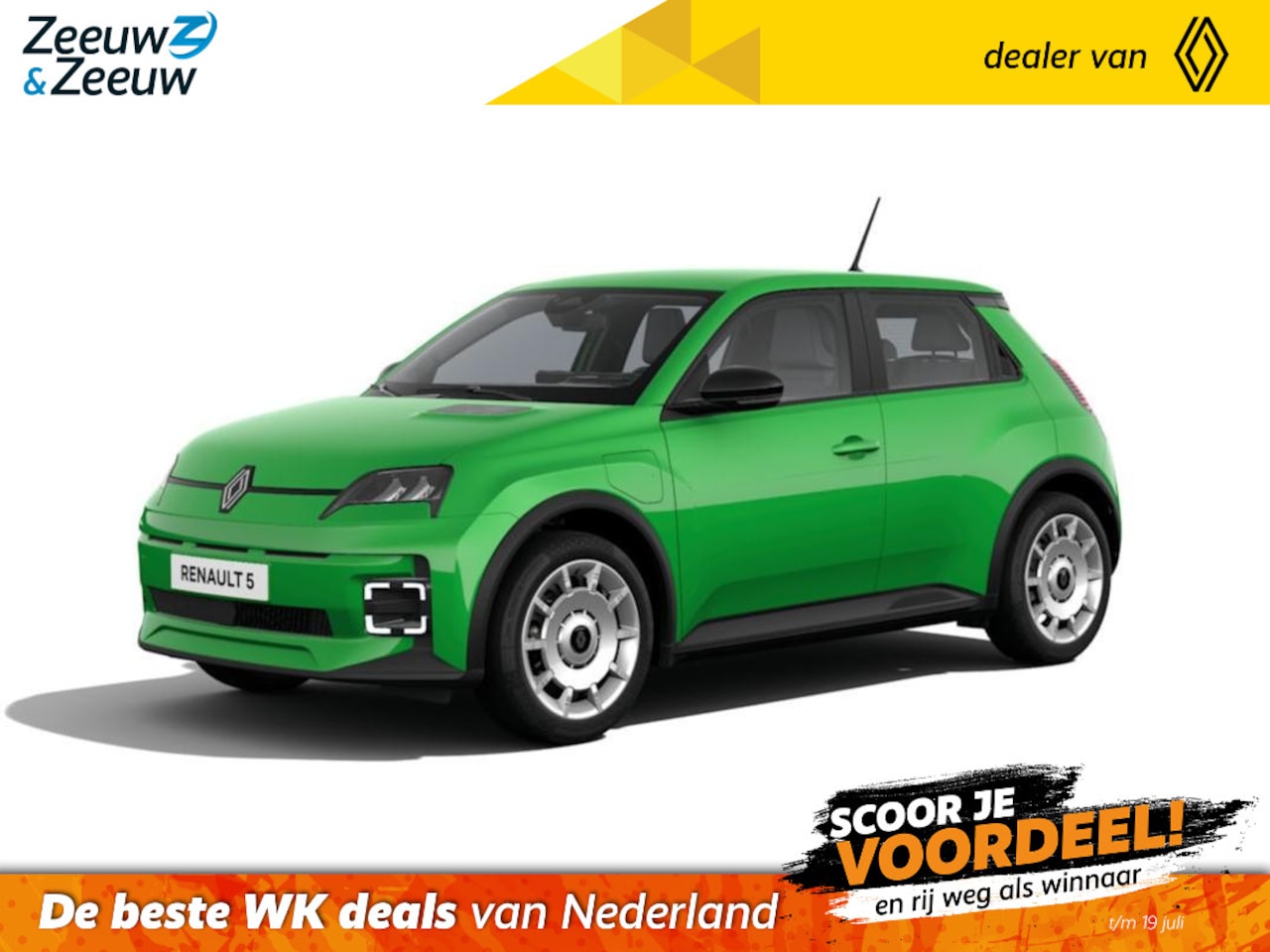Renault 5 - (Zeeuw & Zeeuw Private Lease Actie v.a. € 458,-) comfort range evolution 52 kWh | Wij make - AutoWereld.nl
